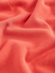 Red Crew Neck Washed Sweatshirt - Image 7 of 8