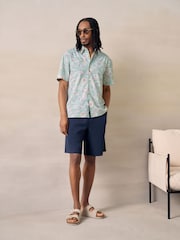 Green Hawaiian Print Short Sleeve Shirt - Image 2 of 7