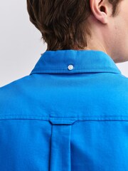 Blue Light Weight Oxford Short Sleeve Shirts - Image 4 of 8