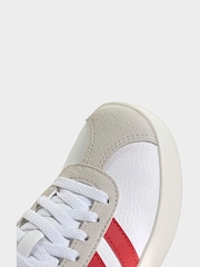 白色 - adidas VL Court 3.0 初級運動鞋 - 圖片 8/9