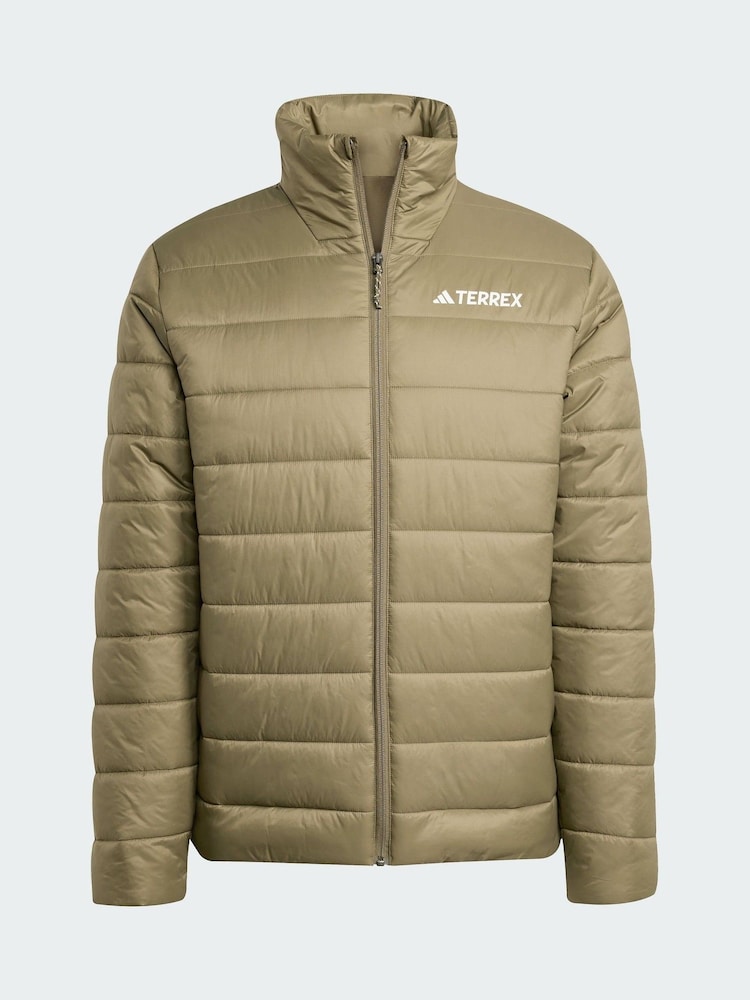 adidas Terrex Green Multi Essentials Insulated Jacket - Image 5 of 5 adidas Terrex Green Multi Essentials Insulated Jacket - Image 5 of 5