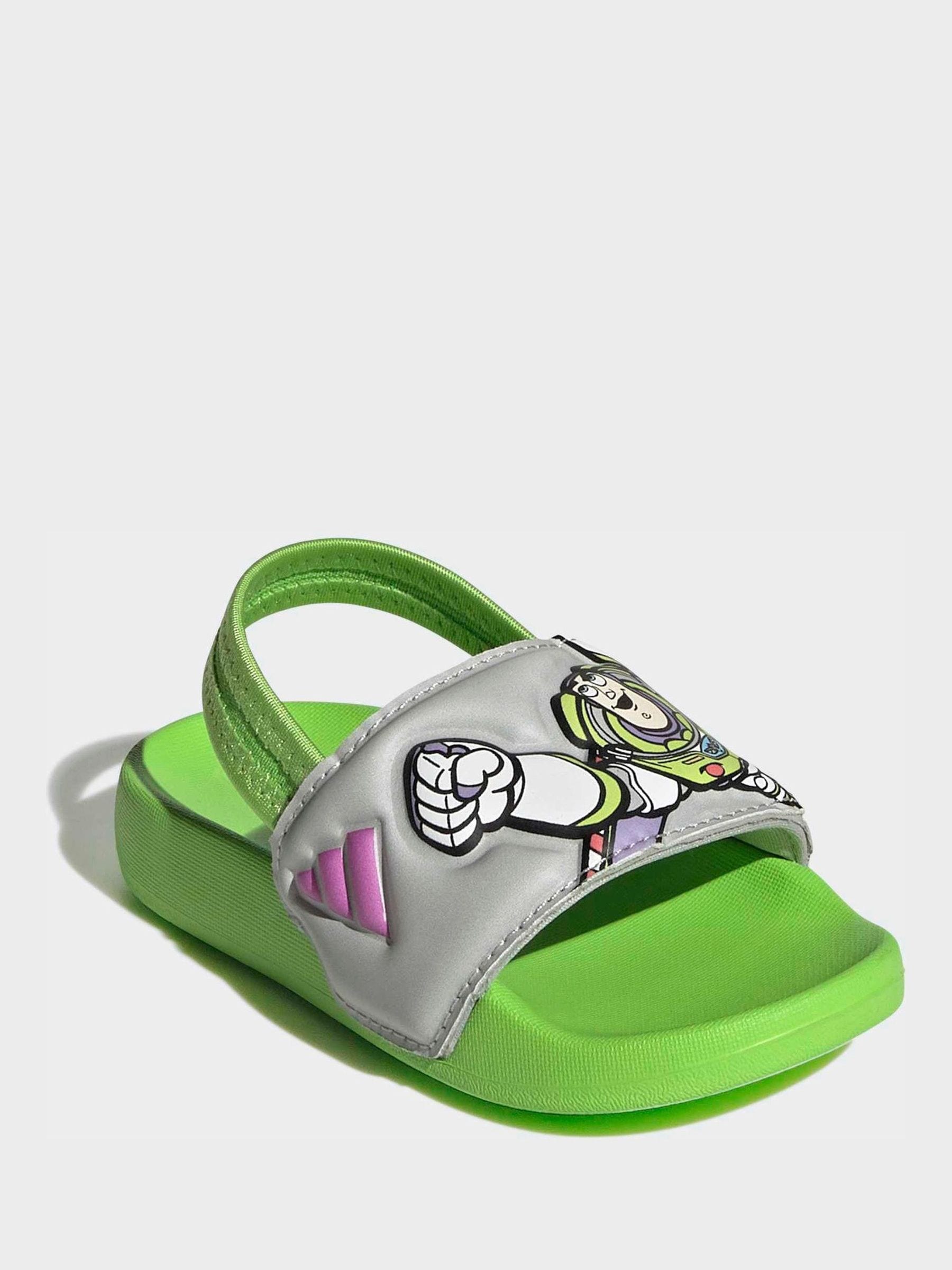 Buy adidas Green Adilette Estrap Infant Buzz Sandals from Next USA