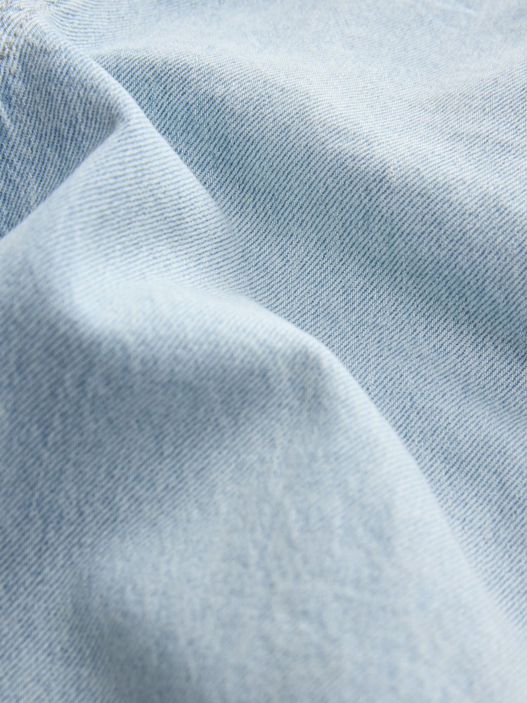 Bleach Blue Scarf Belted Wide Leg Cropped Jeans - Image 10 of 10