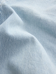 Bleach Blue Scarf Belted Wide Leg Cropped Jeans - Image 5 of 5