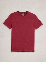White Stuff Red Abersoch Short Sleeve T-Shirt - Image 5 of 6