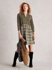 White Stuff Black Everly Jersey Dress - Image 1 of 6