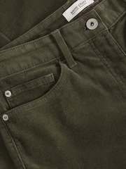 White Stuff Green Brooke Cord Straight Trousers - Image 5 of 6