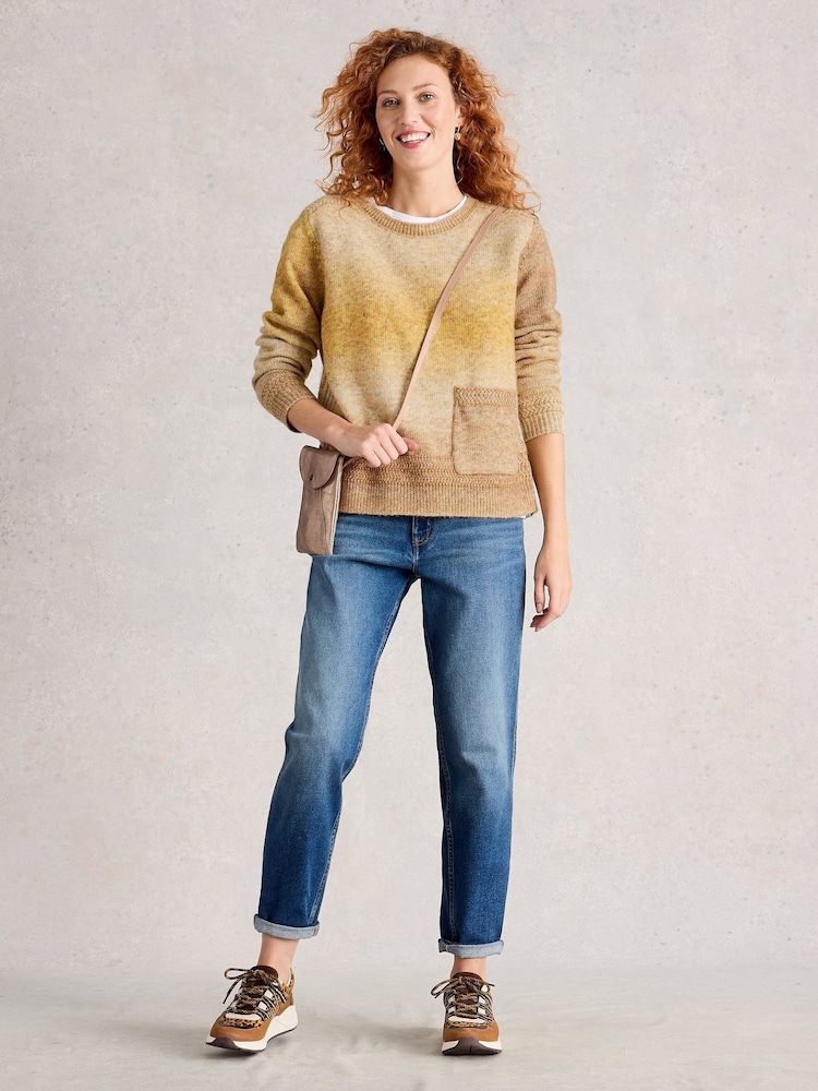 White Stuff Yellow Lilbet Jumper - Image 1 of 6