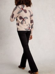 White Stuff Natural Lulu Print Cardigan - Image 2 of 6