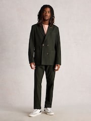 White Stuff Green Herringbone Blazer - Image 1 of 6