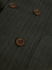 White Stuff Green Herringbone Blazer - Image 6 of 6