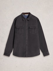 White Stuff Grey Griffin Cord Shirt - Image 5 of 6