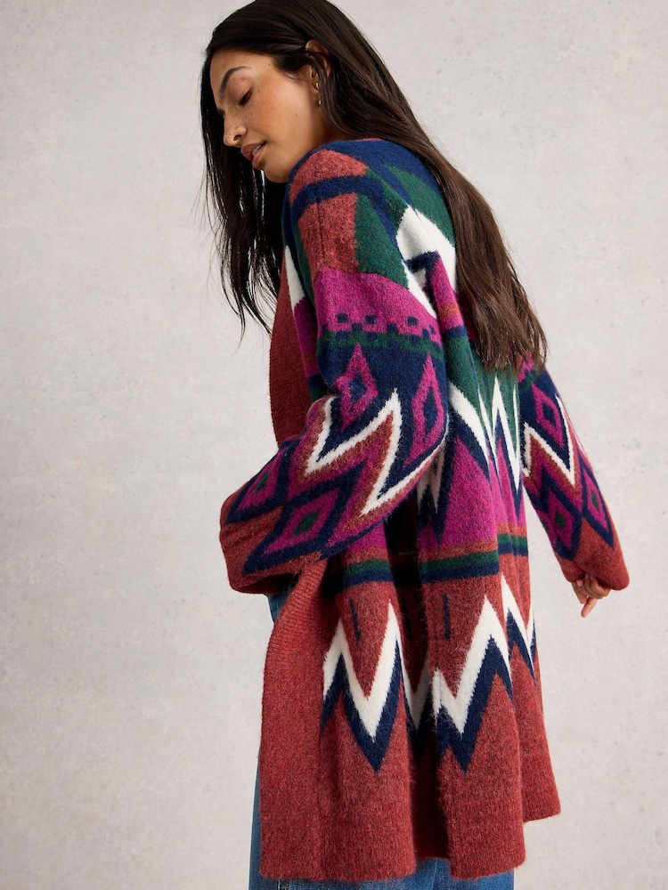 White Stuff Alice Abstract Cardigan - Imagen 2 de 6