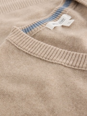 White Stuff Natural Cashmere V-Neck Tank - Image 6 of 6