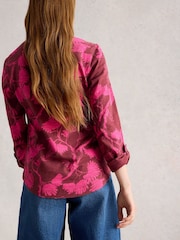 White Stuff Purple Annie Jersey Shirt - Image 2 of 6