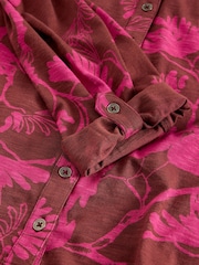 White Stuff Purple Annie Jersey Shirt - Image 6 of 6