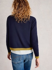 White Stuff Blue Charlotte Cardigan - Image 2 of 6