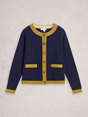 White Stuff Blue Charlotte Cardigan - Image 5 of 6