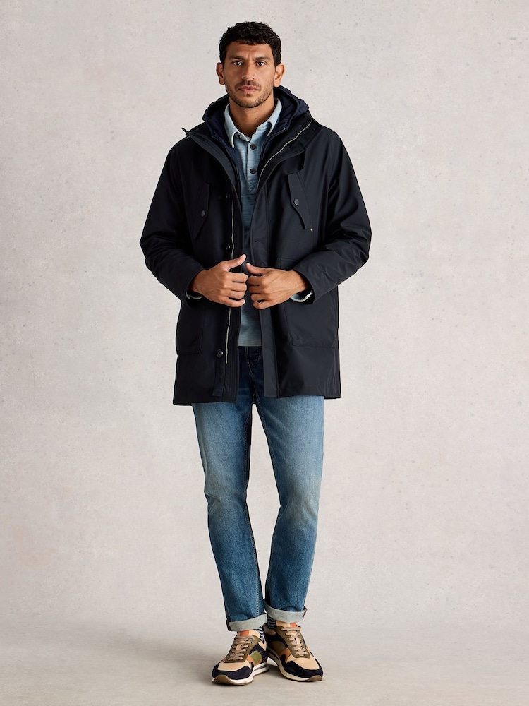White Stuff Blue 2-In-1 Parka - Image 1 of 6 White Stuff Blue 2-In-1 Parka - Image 1 of 6
