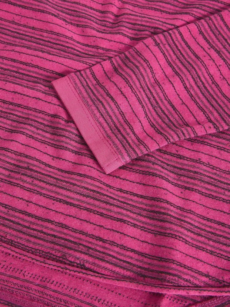 White Stuff Purple Clara Stitch T-Shirt - Image 2 of 2