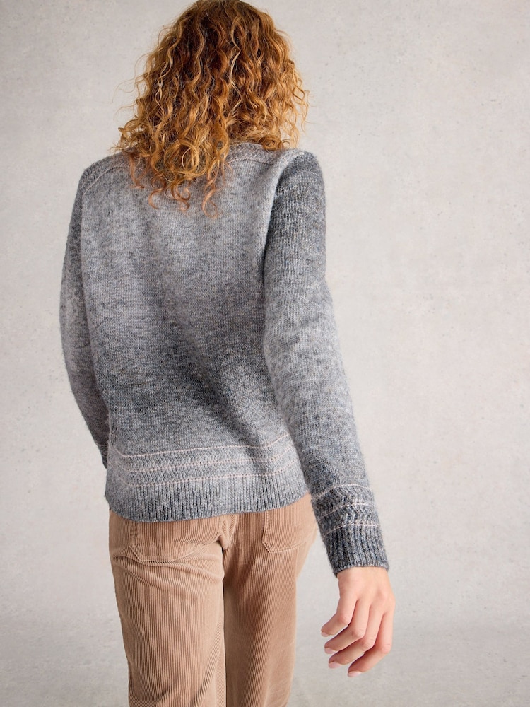 White Stuff Grey Lilbet Jumper - Image 2 of 6 White Stuff Grey Lilbet Jumper - Image 2 of 6