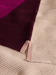 White Stuff Purple Jana Col Block Jumper - Image 2 of 2
