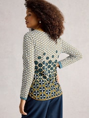 White Stuff Yellow Clara Long Sleeve T-Shirt - Image 2 of 6