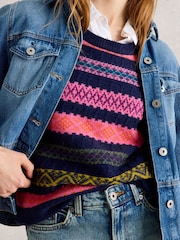 White Stuff Lottie Fairisle Tank - Imagem 4 de 6