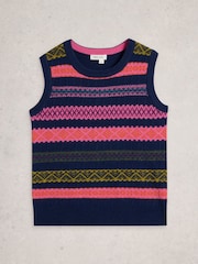White Stuff Lottie Fairisle Tank - Imagem 5 de 6