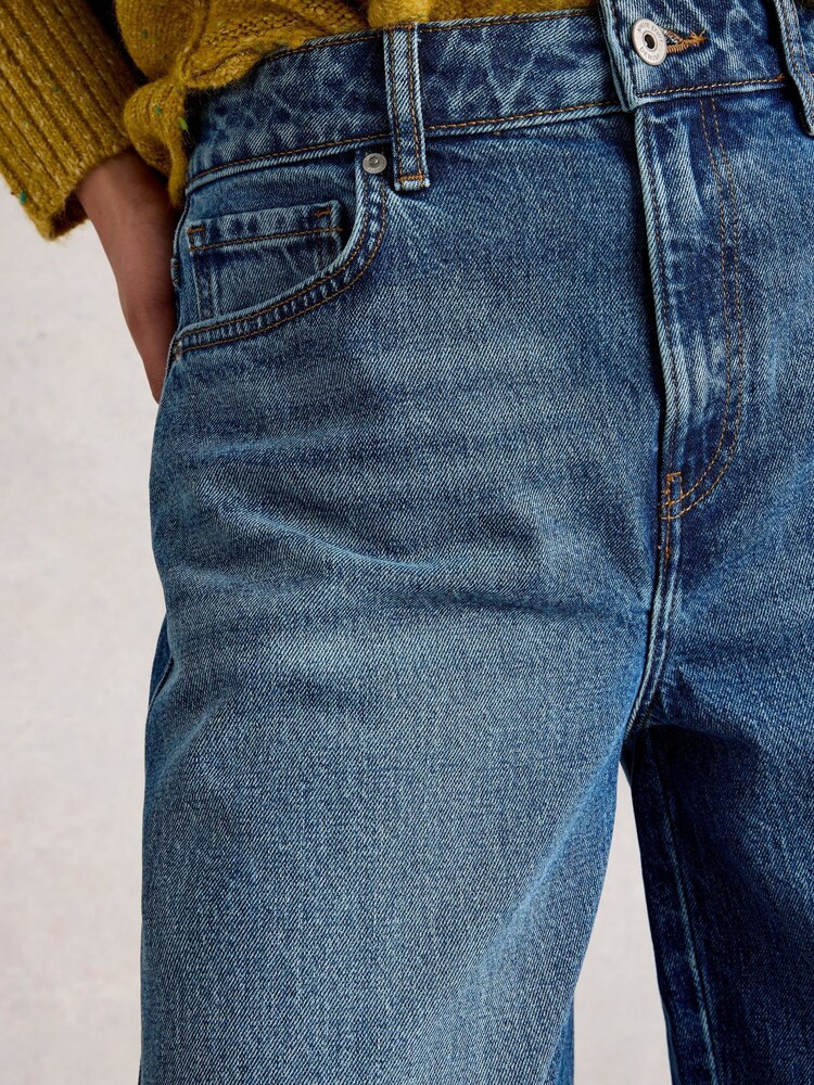 White Stuff Blue Aubrey Barrel Leg Jeans - Image 5 of 5 White Stuff Blue Aubrey Barrel Leg Jeans - Image 5 of 5