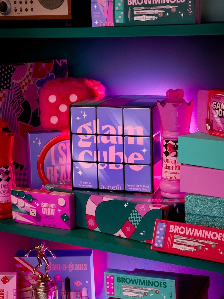 Benefit Glam Cube 24 day Christmas Beauty Advent Calendar Worth £266.59 - Image 6 of 6