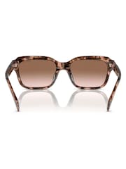 Ralph By Ralph Lauren Rectangle Brown Sunglasses - Image 2 of 5