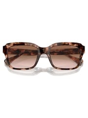 Ralph By Ralph Lauren Rectangle Brown Sunglasses - Image 3 of 5