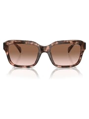 Ralph By Ralph Lauren Rectangle Brown Sunglasses - Image 4 of 5