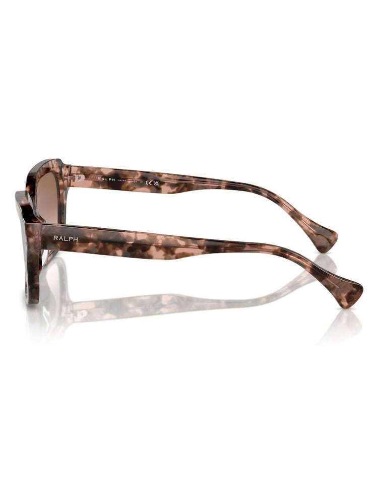 Ralph By Ralph Lauren Rectangle Brown Sunglasses - Image 5 of 5