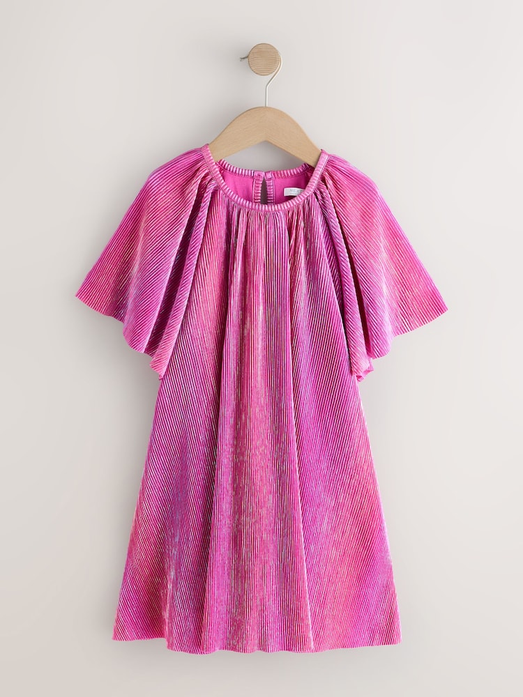 Rosa - Vestido de festa com manga Sparkle Angel (3-16anos) - Imagem 1 de 4