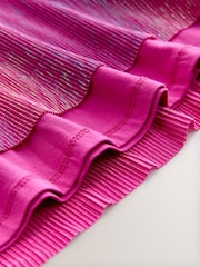 Pink Sparkle Angel Sleeve Party Dress (3-16yrs) - Image 9 of 9