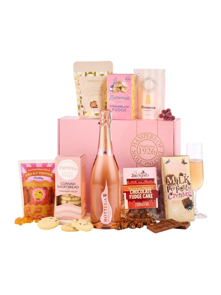 Spicers of Hythe Luxury Rose Prosecco Gift Box - Image 1 of 1