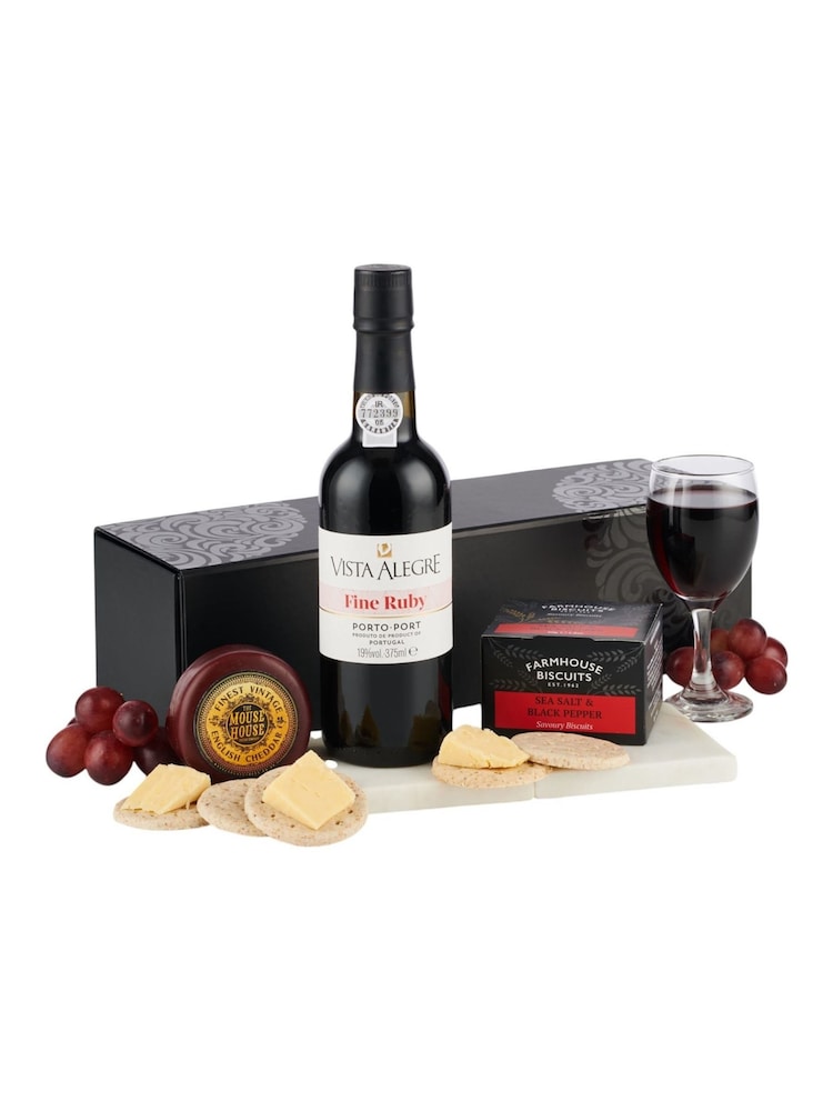 Spicers of Hythe Port & Cheese Hamper - Image 1 of 1 Spicers of Hythe Port & Cheese Hamper - Image 1 of 1