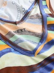 プリント入り - Sleeveless V-Neck Slouch Dresses 2 Pack - 画像 8 / 9