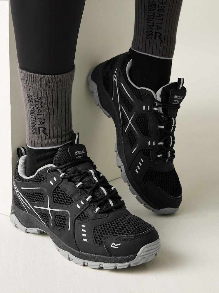 Regatta Black Vendeavour Waterproof Shoes - Image 1 of 4