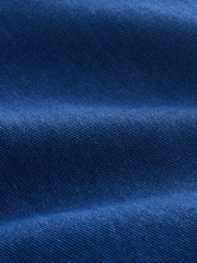 Dark Blue Pull on Lightweight Denim Wide Leg Crop Jeans - Image 11 of 11