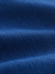 Dark Blue Pull on Lightweight Denim Wide Leg Crop Jeans - Image 6 of 6