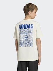 adidas White Marvel Avengers Graphic T-Shirt - Image 2 of 5