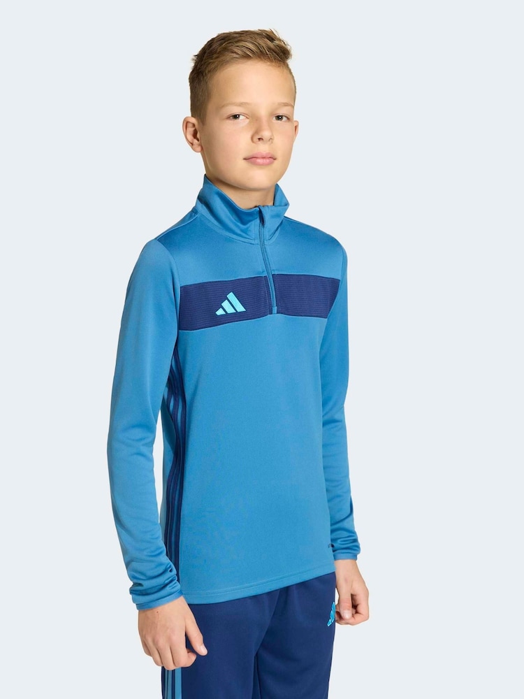 adidas Blue Tiro 25 Essentials Kids Training Top - Image 1 of 6