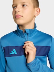 adidas Blue Tiro 25 Essentials Kids Training Top - Image 4 of 6