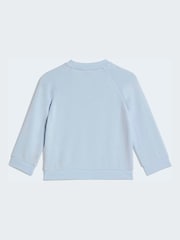 adidas Originals Light Blue Trefoil Sweatshirt and Jogger Infant Set - Image 3 of 7
