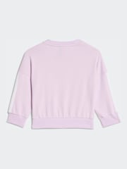 adidas Purple Essentials Top  and Joggers Infant Set - Image 3 of 6