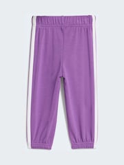 adidas Purple Essentials Top  and Joggers Infant Set - Image 4 of 6