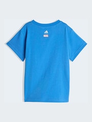 adidas Marvel Avengers T-Shirt and Shorts Infant Set - Imaginea 3 din 7